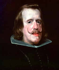Obraz španělského krále Filipa IV., 16. století. od Diego Velasquez