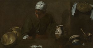 Kuchyňská scéna od Diego Velázquez