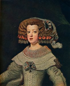 Portrét královny Marie-Anny, Mariana Rakouska, 1652, 1910 od Diego Velázquez