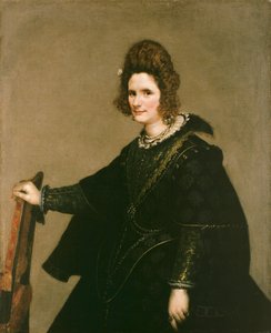 Portrét dámy, kolem roku 1630 od Diego Velázquez