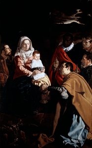 Klanění tří králů, 1619. od Diego Velázquez