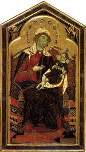 Madonna a dítě, asi 1262 od Dietisalvi di Speme
