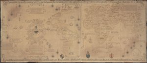 Propaganda mapy světa, 1529 od Diogo Ribeiro
