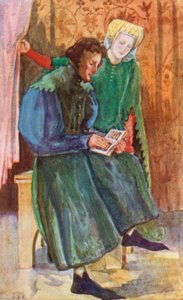 Muž a žena doby Jindřicha IV. 1399-1413 od Dion Clayton Calthrop