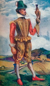 Muž doby Jakuba I., 1907 od Dion Clayton Calthrop