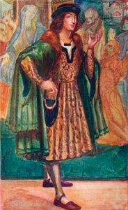 Muž doby Richarda III., 1907 od Dion Clayton Calthrop