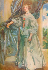 Žena doby Karla I., 1907 od Dion Clayton Calthrop