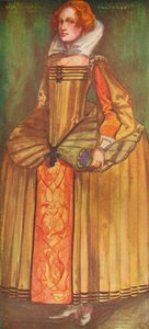 Žena z doby Alžběty, 1907 od Dion Clayton Calthrop