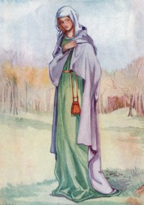 Žena doby Jindřicha III. 1216-1272 od Dion Clayton Calthrop