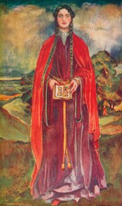 Žena doby Jindřicha I., 1907 od Dion Clayton Calthrop