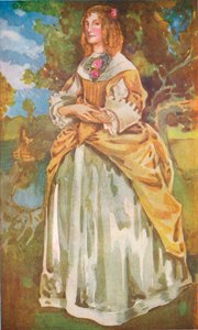 Žena z doby Jakuba II., 1907. od Dion Clayton Calthrop