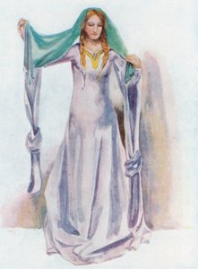 Žena z doby Štěpána 1135-1154 od Dion Clayton Calthrop