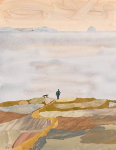 Podzimní ranní koupání (koláž) od Dione Verulam