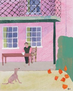 Přestávka na kávu (koláž) od Dione Verulam