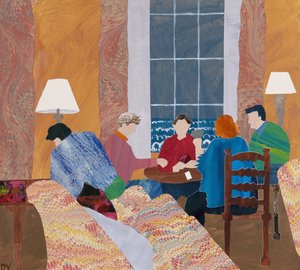 Hry v interiéru (koláž) od Dione Verulam