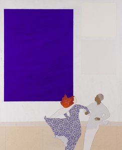 Klein inspiruje k tanci, 2020 (koláž) od Dione Verulam