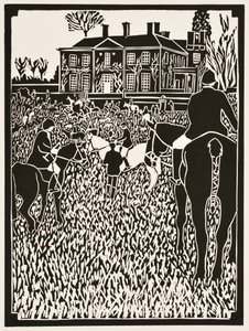 Měsíce v roce: 2012 (linoryt) od Dione Verulam