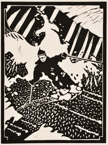 Měsíce v roce: (linoryt) od Dione Verulam