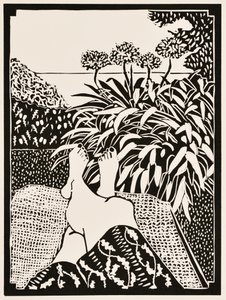 Měsíce v roce: 2012 (linoryt) od Dione Verulam