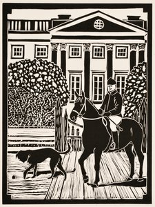 Měsíce v roce: (linoryt) od Dione Verulam