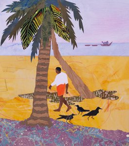 Ranní procházka, Neeleshwar (koláž) od Dione Verulam