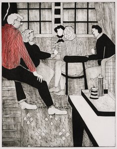 Učitel mostu (koláž) od Dione Verulam