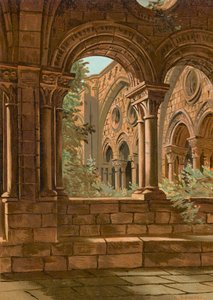 Byzantský klášter v Tarragoně od Dionisio Baixeras Verdaguer
