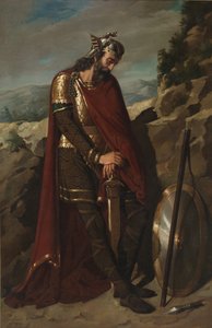 Agila I, vizigótský král, 1856 od Dioscoro Teofilo Puebla Tolin