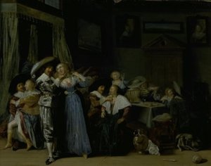 Veselá společnost od Dirck Hals