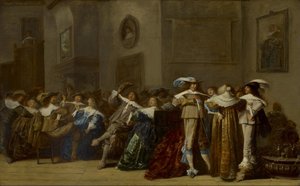 Veselá společnost od Dirck Hals
