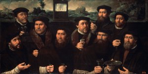 Skupinový portrét Amsterdam Shooting Corporation, 1561.