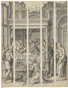 Smrt Panny Marie od Dirck Pietersz. Crabeth