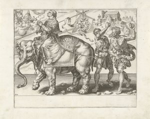 Stephenův triumf Triumph of Patience (název série) Patientiae Trivmphvs (název série) od Dirck Volckertsz. Coornhert