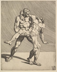 Wrestlers, od Wrestlers, deska 3, 1552.