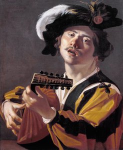 Loutnista od Dirck van Baburen