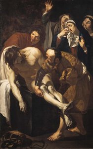 Nesení Kristova těla do hrobu od Dirck van Baburen