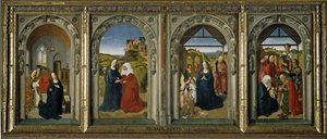 Čtyři výjevy ze života Panny Marie, cca 1442-1445 od Dirk Bouts
