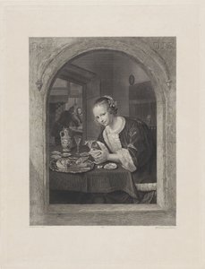Požírač ústřic od Dirk Jurriaan Sluyter