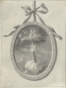 Znak rotterdamské cvičební společnosti De Palmboom, 1785.