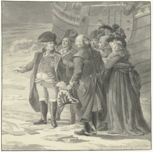 Odjezd Viléma V. do Anglie, 18. ledna 1795