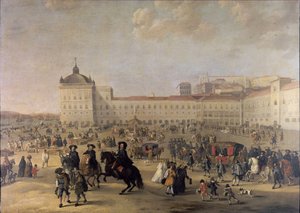 Palácové náměstí Terreiro do Paço v Lisabonu, 1650