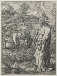 Ježíš volá ke svatému Petrovi a svatému Ondřejovi, 1523.