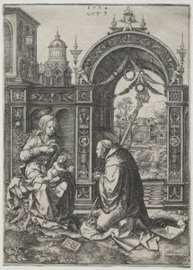 Vidění svatého Bernarda, 1524.