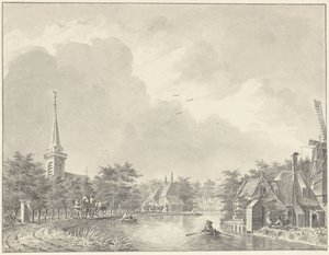 Vesnice Harmelen na Leidse Vaart mimo Utrecht od Dirk Verrijk