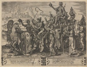 Triumf bohatství, 1564 od Dirk Volkertsz. Coornhert