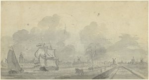 Pohled na Zierikzee od Dirk de Jong