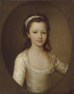Portrét Contess Ekateriny Artemievna Vorontsova 1780-1836 jako Hild, konec 80. let 18. století
