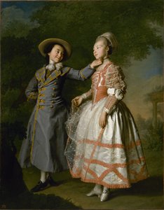 Portrét Jekatěriny Chrušchové a hraběnky Jekatěriny Khovanské, 1773