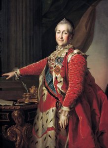 Kateřina Veliká, císařovna Ruska, 1782.