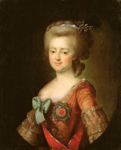 Portrét velkovévodkyně Marie Fjodorovny (1759-1828) kolem 1780-90